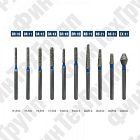 Алмазные боры SR10-SR19, RS11-RS31, EX-11 нумерация идентична борам MANI